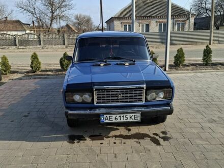 Синій ВАЗ 2107, об'ємом двигуна 1.5 л та пробігом 100 тис. км за 1200 $, фото 1 на Automoto.ua