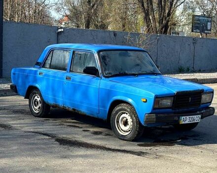 Синий ВАЗ 2107, объемом двигателя 1.5 л и пробегом 180 тыс. км за 399 $, фото 1 на Automoto.ua