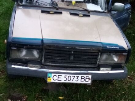 Синий ВАЗ 2107, объемом двигателя 1.5 л и пробегом 230 тыс. км за 450 $, фото 1 на Automoto.ua
