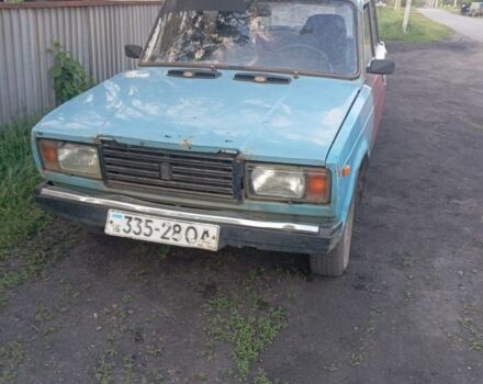 Синий ВАЗ 2107, объемом двигателя 1.5 л и пробегом 895 тыс. км за 500 $, фото 1 на Automoto.ua