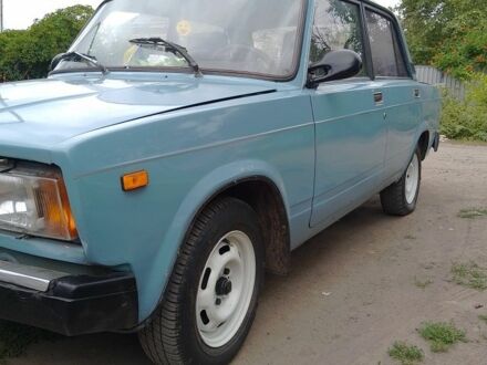 Синий ВАЗ 2107, объемом двигателя 1.5 л и пробегом 100 тыс. км за 833 $, фото 1 на Automoto.ua