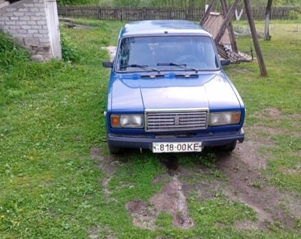 Синий ВАЗ 2107, объемом двигателя 0 л и пробегом 90 тыс. км за 224 $, фото 1 на Automoto.ua
