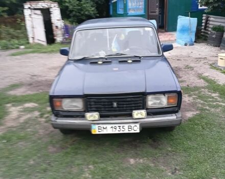 Синий ВАЗ 2107, объемом двигателя 1.45 л и пробегом 200 тыс. км за 804 $, фото 1 на Automoto.ua