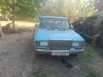 Синий ВАЗ 2107, объемом двигателя 6 л и пробегом 1000 тыс. км за 255 $, фото 1 на Automoto.ua