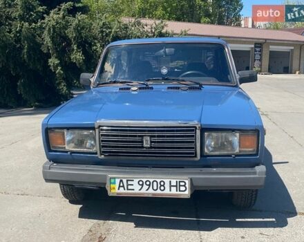 Синий ВАЗ 2107, объемом двигателя 1.45 л и пробегом 240 тыс. км за 1000 $, фото 1 на Automoto.ua