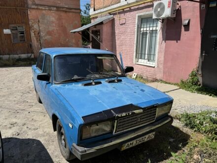 Синій ВАЗ 2107, об'ємом двигуна 1.5 л та пробігом 260 тис. км за 500 $, фото 1 на Automoto.ua