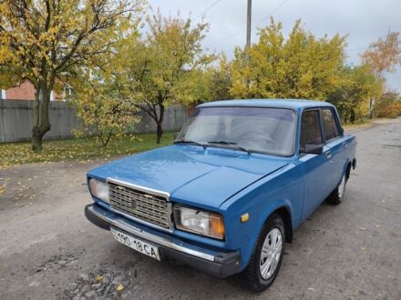 ВАЗ 2107 1990 в Ахтырке на Automoto.ua Синий ВАЗ 2107, объемом двигателя 1.5 л и пробегом 100 тыс. км за 1100 $, фото 1 на Automoto.ua