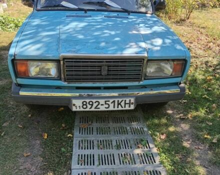 Синій ВАЗ 2107, об'ємом двигуна 1.5 л та пробігом 89 тис. км за 583 $, фото 1 на Automoto.ua