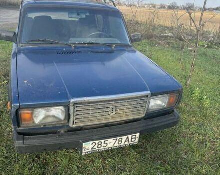 Синий ВАЗ 2107, объемом двигателя 1.5 л и пробегом 117 тыс. км за 641 $, фото 1 на Automoto.ua