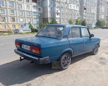 Синий ВАЗ 2107, объемом двигателя 1.5 л и пробегом 100 тыс. км за 485 $, фото 1 на Automoto.ua