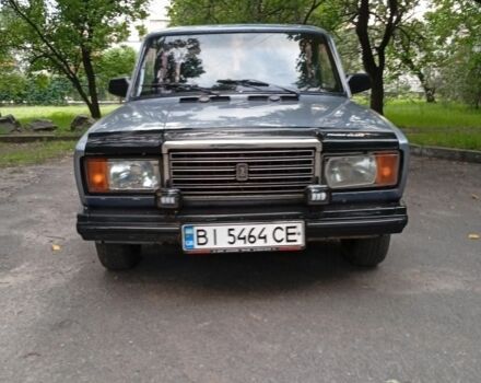 Синий ВАЗ 2107, объемом двигателя 1.5 л и пробегом 111 тыс. км за 1200 $, фото 1 на Automoto.ua