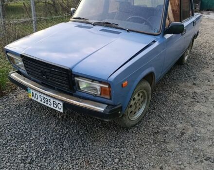 Синий ВАЗ 2107, объемом двигателя 1.5 л и пробегом 50 тыс. км за 500 $, фото 1 на Automoto.ua
