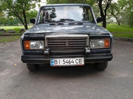 Синий ВАЗ 2107, объемом двигателя 1.5 л и пробегом 111 тыс. км за 1150 $, фото 1 на Automoto.ua