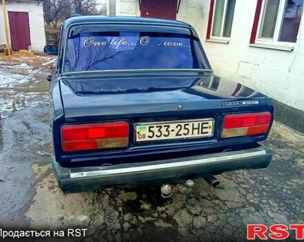 Синий ВАЗ 2107, объемом двигателя 1.5 л и пробегом 240 тыс. км за 790 $, фото 1 на Automoto.ua
