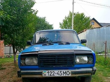 Синий ВАЗ 2107, объемом двигателя 1.5 л и пробегом 100 тыс. км за 550 $, фото 1 на Automoto.ua