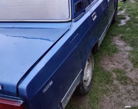 Синий ВАЗ 2107, объемом двигателя 5 л и пробегом 80 тыс. км за 550 $, фото 1 на Automoto.ua