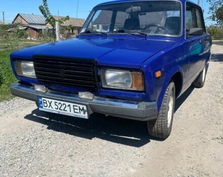Синий ВАЗ 2107, объемом двигателя 1.5 л и пробегом 99 тыс. км за 601 $, фото 1 на Automoto.ua