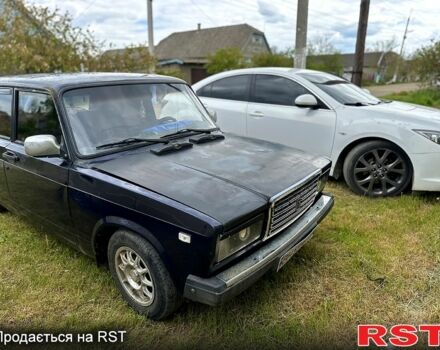 Синий ВАЗ 2107, объемом двигателя 1.5 л и пробегом 77 тыс. км за 850 $, фото 1 на Automoto.ua