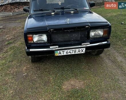 Синий ВАЗ 2107, объемом двигателя 1.45 л и пробегом 300 тыс. км за 620 $, фото 1 на Automoto.ua