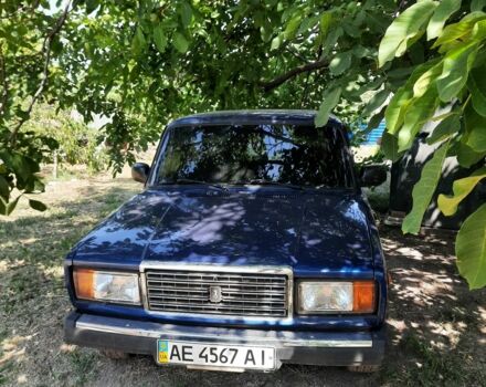 Синий ВАЗ 2107, объемом двигателя 2 л и пробегом 40 тыс. км за 1501 $, фото 1 на Automoto.ua