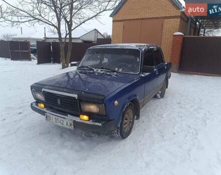 Синій ВАЗ 2107, об'ємом двигуна 1.5 л та пробігом 11 тис. км за 550 $, фото 1 на Automoto.ua