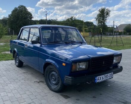Синий ВАЗ 2107, объемом двигателя 1.5 л и пробегом 100 тыс. км за 1600 $, фото 1 на Automoto.ua