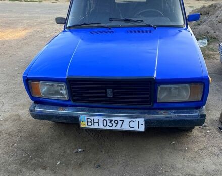 Синий ВАЗ 2107, объемом двигателя 1.5 л и пробегом 100 тыс. км за 600 $, фото 1 на Automoto.ua