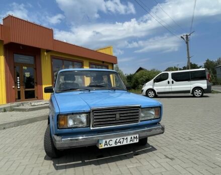 Синий ВАЗ 2107, объемом двигателя 1.6 л и пробегом 77 тыс. км за 495 $, фото 1 на Automoto.ua