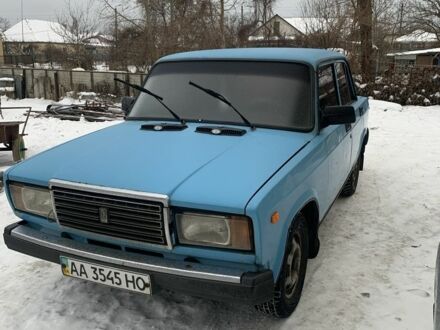 Синий ВАЗ 2107, объемом двигателя 1.5 л и пробегом 117 тыс. км за 814 $, фото 1 на Automoto.ua