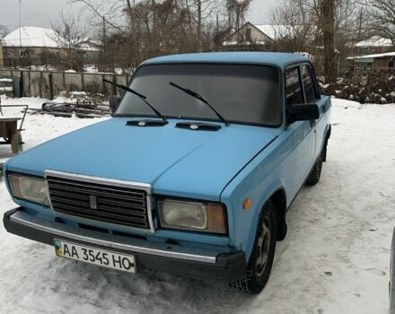 Синий ВАЗ 2107, объемом двигателя 1.5 л и пробегом 117 тыс. км за 814 $, фото 1 на Automoto.ua