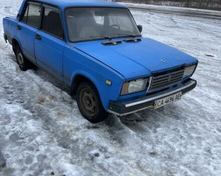Синий ВАЗ 2107, объемом двигателя 1.3 л и пробегом 250 тыс. км за 348 $, фото 1 на Automoto.ua