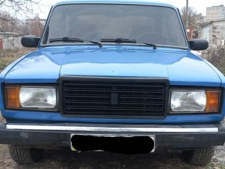 Синий ВАЗ 2107, объемом двигателя 1.5 л и пробегом 102 тыс. км за 711 $, фото 1 на Automoto.ua