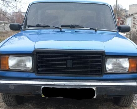 Синий ВАЗ 2107, объемом двигателя 1.5 л и пробегом 102 тыс. км за 711 $, фото 1 на Automoto.ua