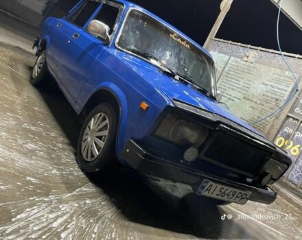 Синий ВАЗ 2107, объемом двигателя 1.5 л и пробегом 10 тыс. км за 809 $, фото 1 на Automoto.ua