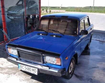 Синий ВАЗ 2107, объемом двигателя 1.4 л и пробегом 200 тыс. км за 500 $, фото 1 на Automoto.ua