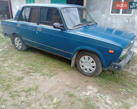 Синий ВАЗ 2107, объемом двигателя 1.45 л и пробегом 400 тыс. км за 350 $, фото 1 на Automoto.ua