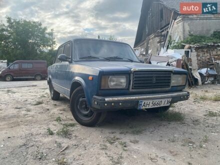 Синий ВАЗ 2107, объемом двигателя 1.45 л и пробегом 22 тыс. км за 600 $, фото 1 на Automoto.ua