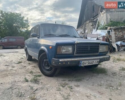 Синий ВАЗ 2107, объемом двигателя 1.45 л и пробегом 22 тыс. км за 600 $, фото 1 на Automoto.ua