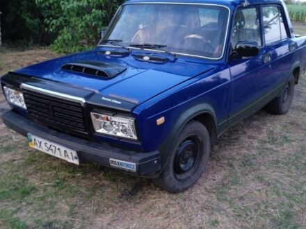 Синий ВАЗ 2107, объемом двигателя 1 л и пробегом 44 тыс. км за 722 $, фото 1 на Automoto.ua