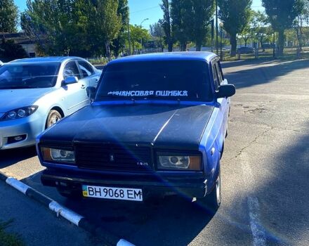 Синий ВАЗ 2107, объемом двигателя 1.5 л и пробегом 211 тыс. км за 500 $, фото 1 на Automoto.ua