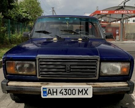 Синій ВАЗ 2107, об'ємом двигуна 1.5 л та пробігом 89 тис. км за 680 $, фото 1 на Automoto.ua