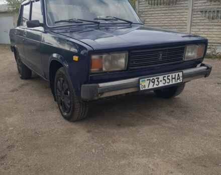Синій ВАЗ 2107, об'ємом двигуна 1.6 л та пробігом 200 тис. км за 622 $, фото 1 на Automoto.ua
