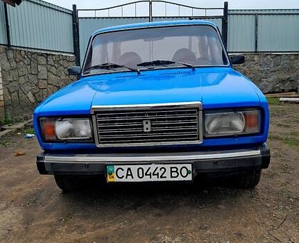 Синій ВАЗ 2107, об'ємом двигуна 1.5 л та пробігом 235 тис. км за 850 $, фото 1 на Automoto.ua