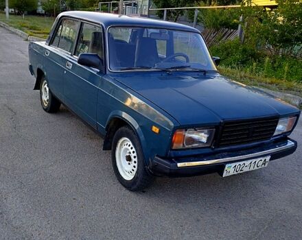 Синий ВАЗ 2107, объемом двигателя 1.5 л и пробегом 168 тыс. км за 980 $, фото 1 на Automoto.ua