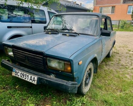 Синий ВАЗ 2107, объемом двигателя 1.5 л и пробегом 28 тыс. км за 450 $, фото 1 на Automoto.ua