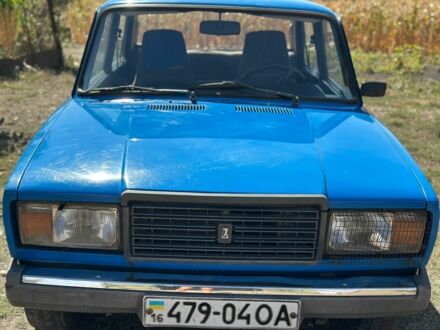 Синий ВАЗ 2107, объемом двигателя 1.6 л и пробегом 239 тыс. км за 1200 $, фото 1 на Automoto.ua