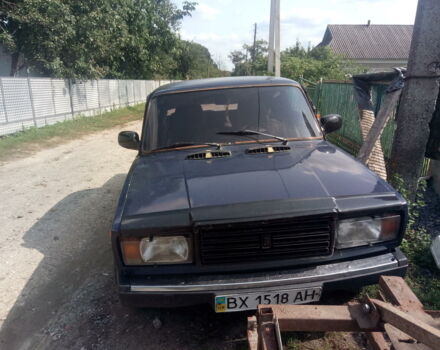 Синий ВАЗ 2107, объемом двигателя 1.5 л и пробегом 37 тыс. км за 1300 $, фото 1 на Automoto.ua