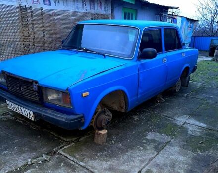 Синий ВАЗ 2107, объемом двигателя 1.5 л и пробегом 250 тыс. км за 100 $, фото 1 на Automoto.ua