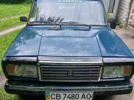 Синий ВАЗ 2107, объемом двигателя 1.5 л и пробегом 85 тыс. км за 900 $, фото 1 на Automoto.ua
