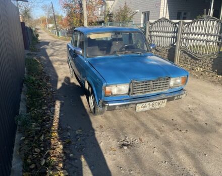 Синий ВАЗ 2107, объемом двигателя 1.5 л и пробегом 45 тыс. км за 430 $, фото 1 на Automoto.ua